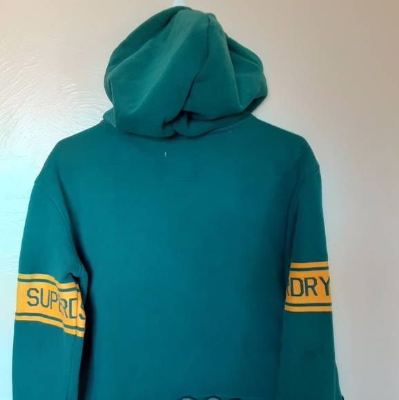 Wmns Superdry Cropped Raw Edge Hem - Picture 7 of 7